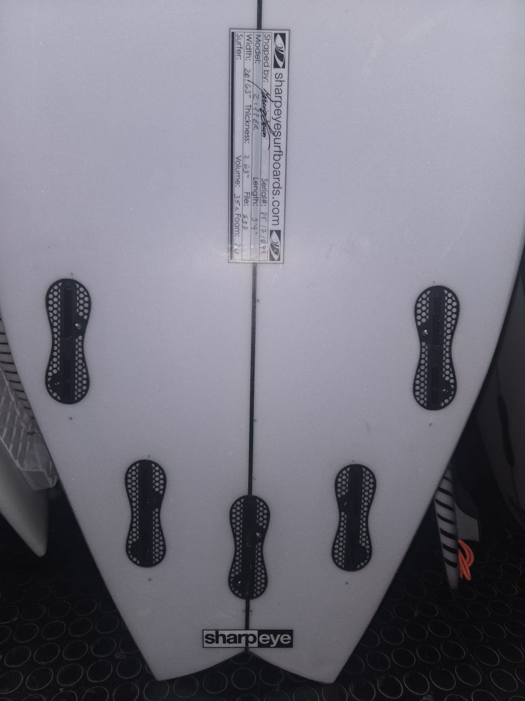 5'9 Zipper - Sharpeye California